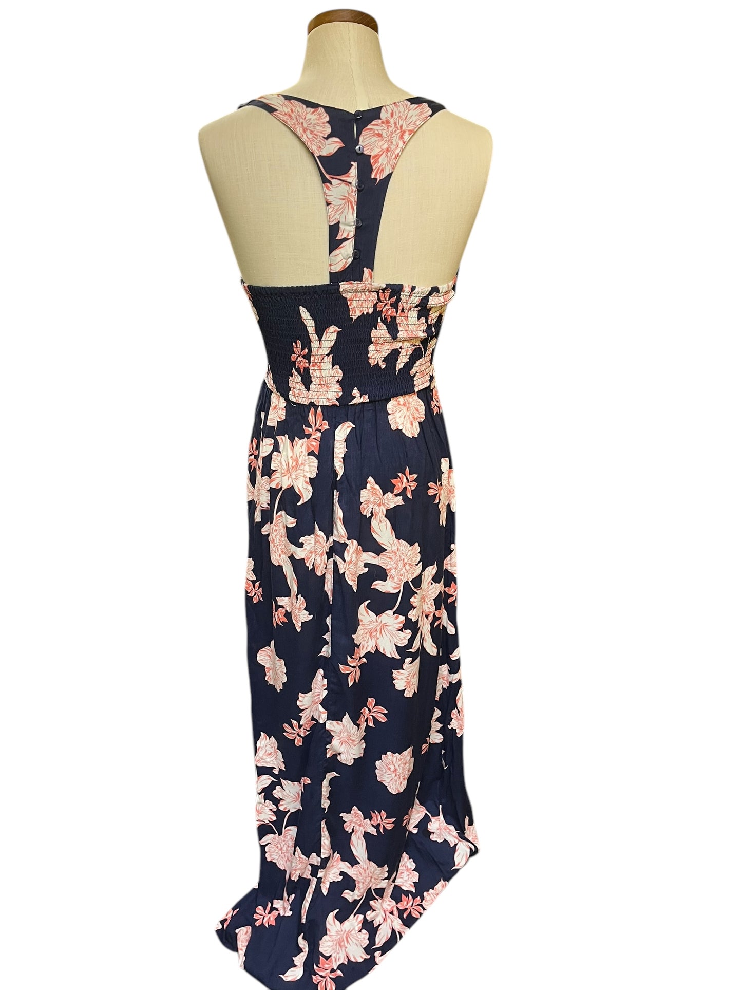 navy floral Japna Dress, Medium