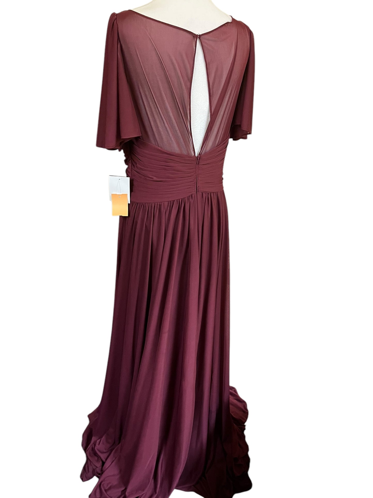 Red David's Bridal Formal Dress, 10
