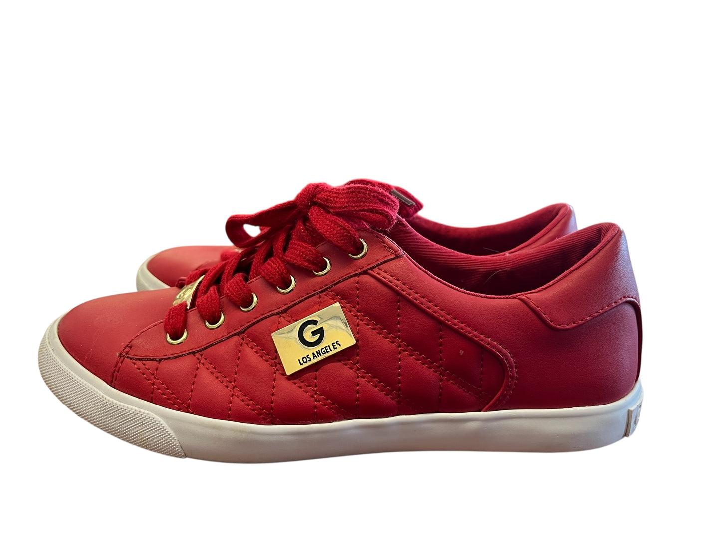 Red GBG Sneakers, 8.5