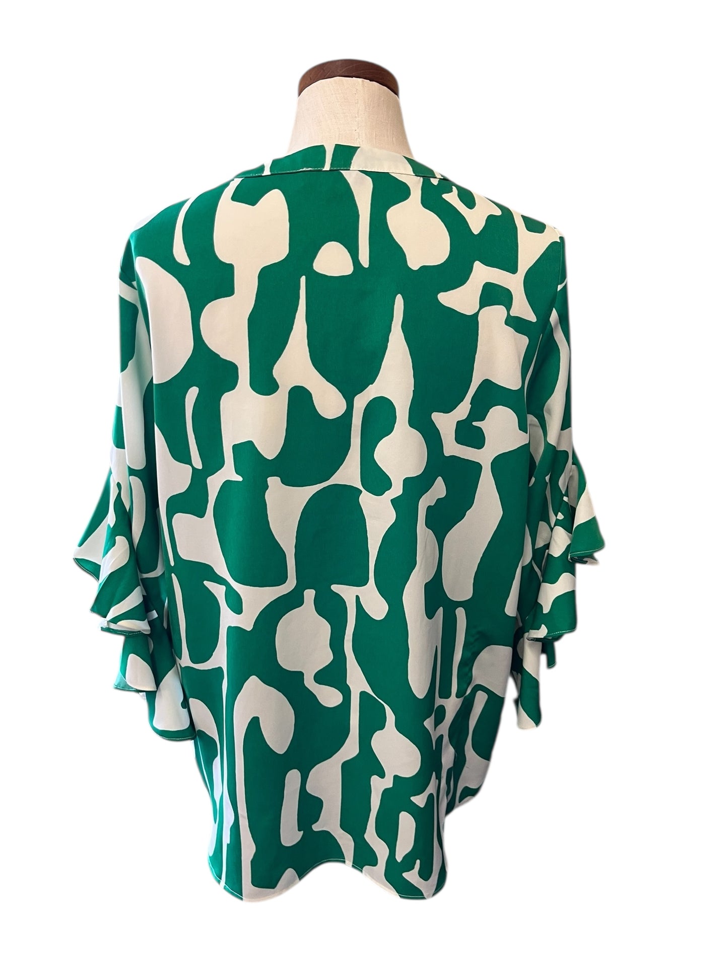 Green GigiO Women's top, Medium