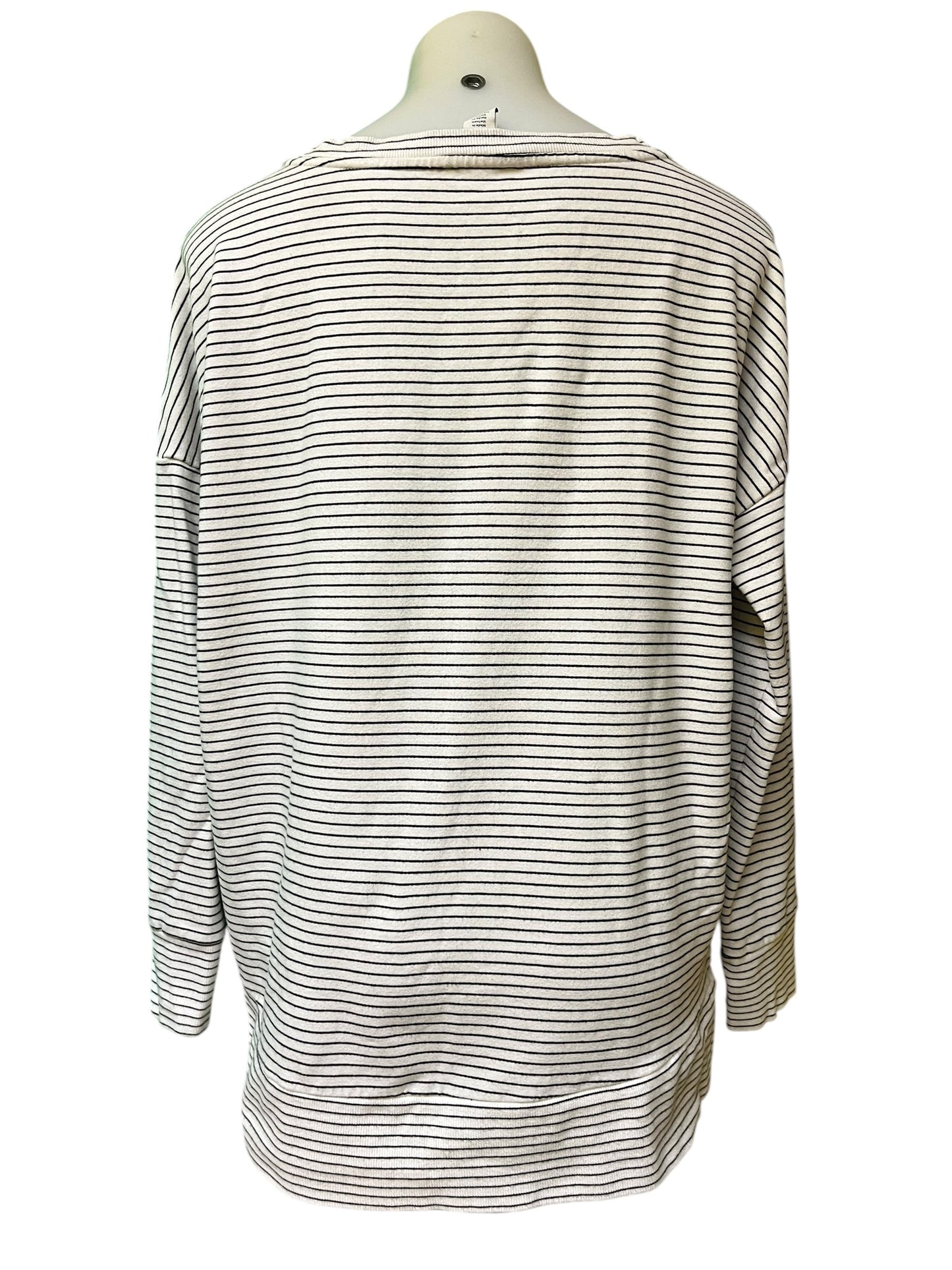 black,white Daily Ritual Sweatshirt, Large