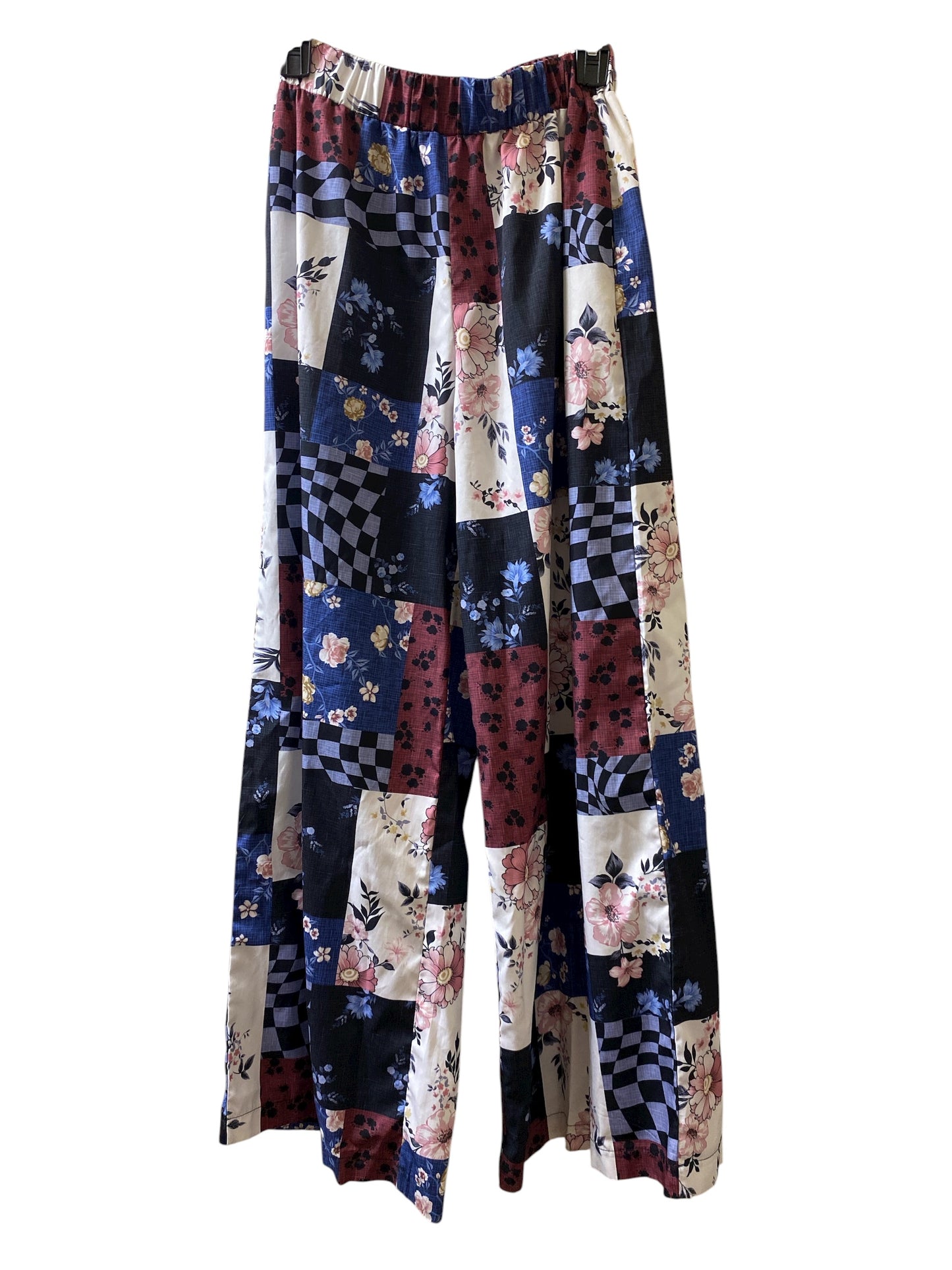 Multi Floral Romwe Pants, Medium