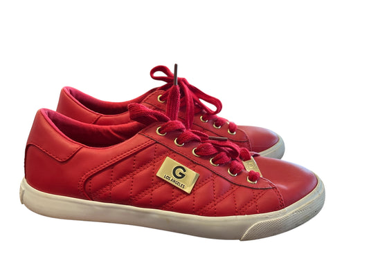 Red GBG Sneakers, 8.5