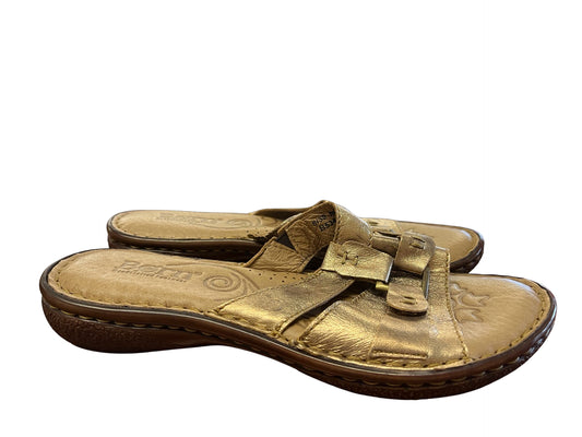 Born Size 8 bronze Sandals