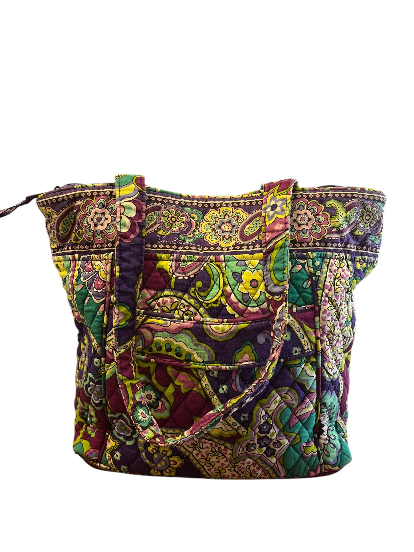 purple floral Vera Bradley Purse