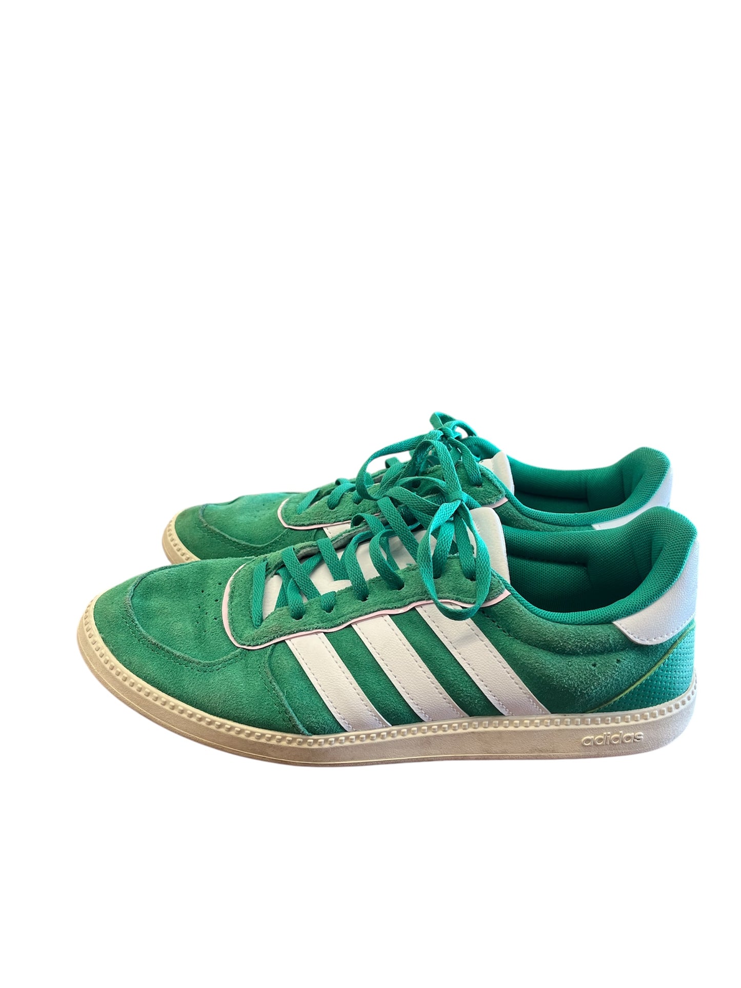 Green Adidas Sneakers, 9.5