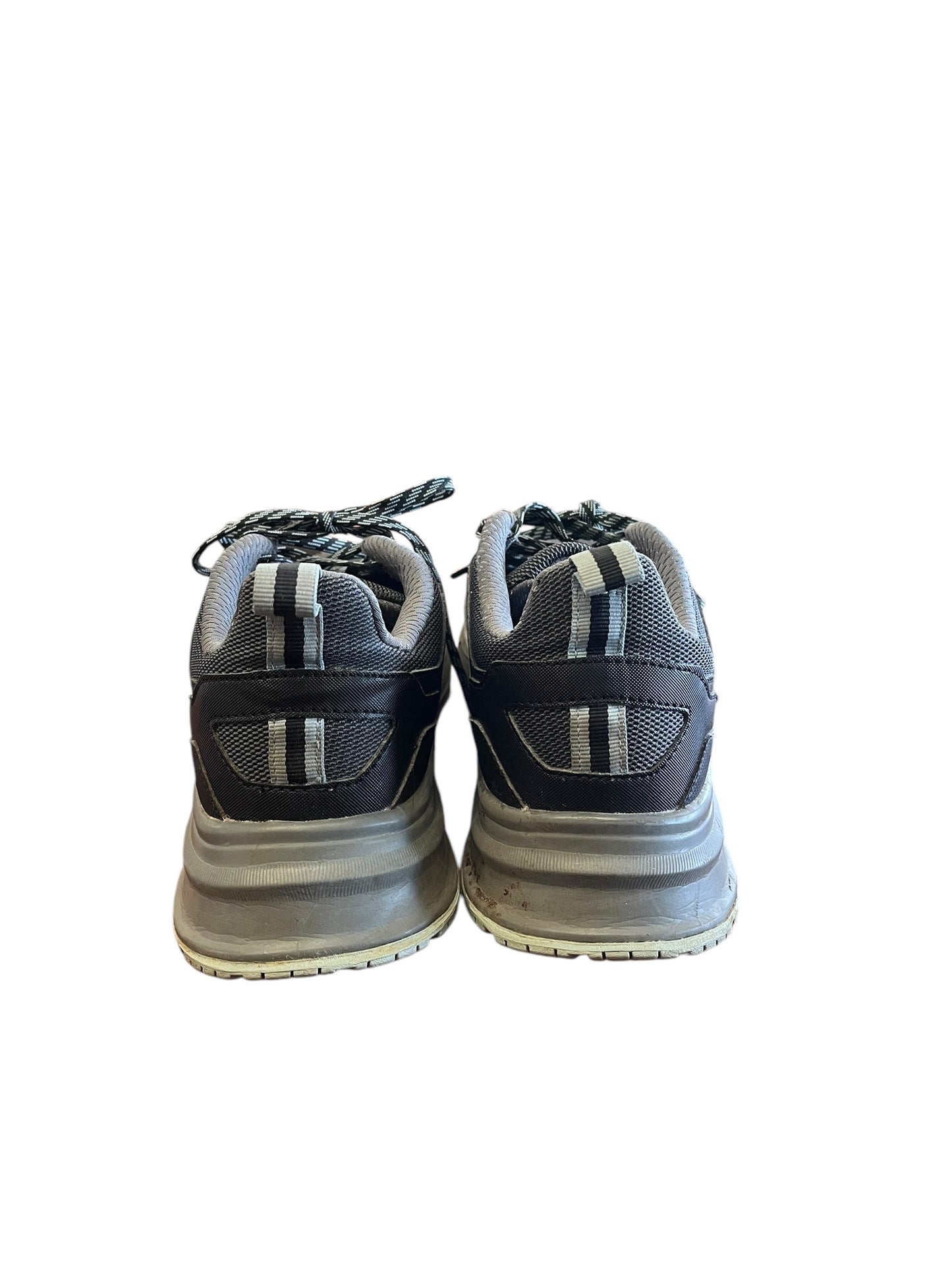 black and blue Adidas Sneakers, 7.5