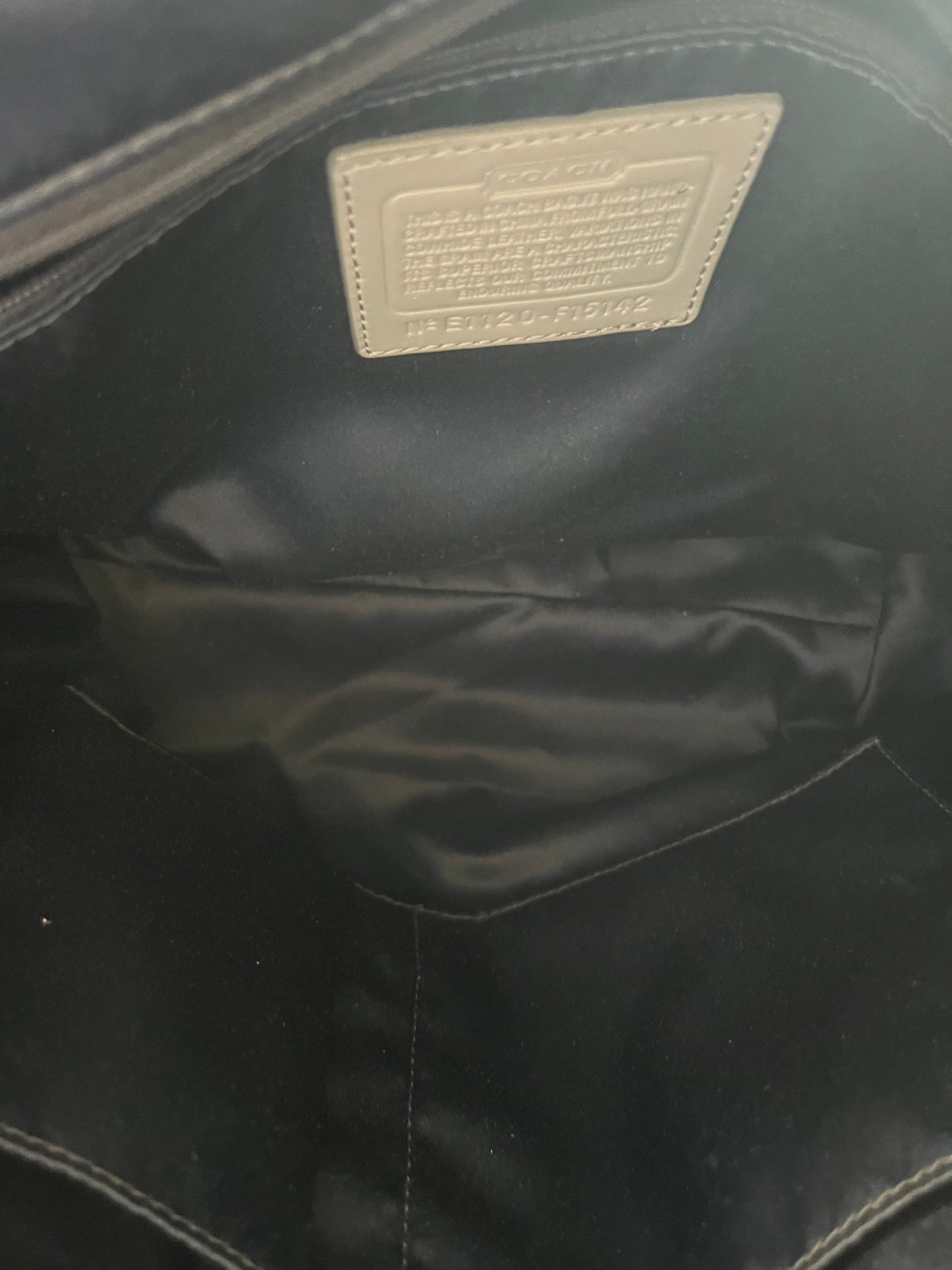 Gray Coach Purse
