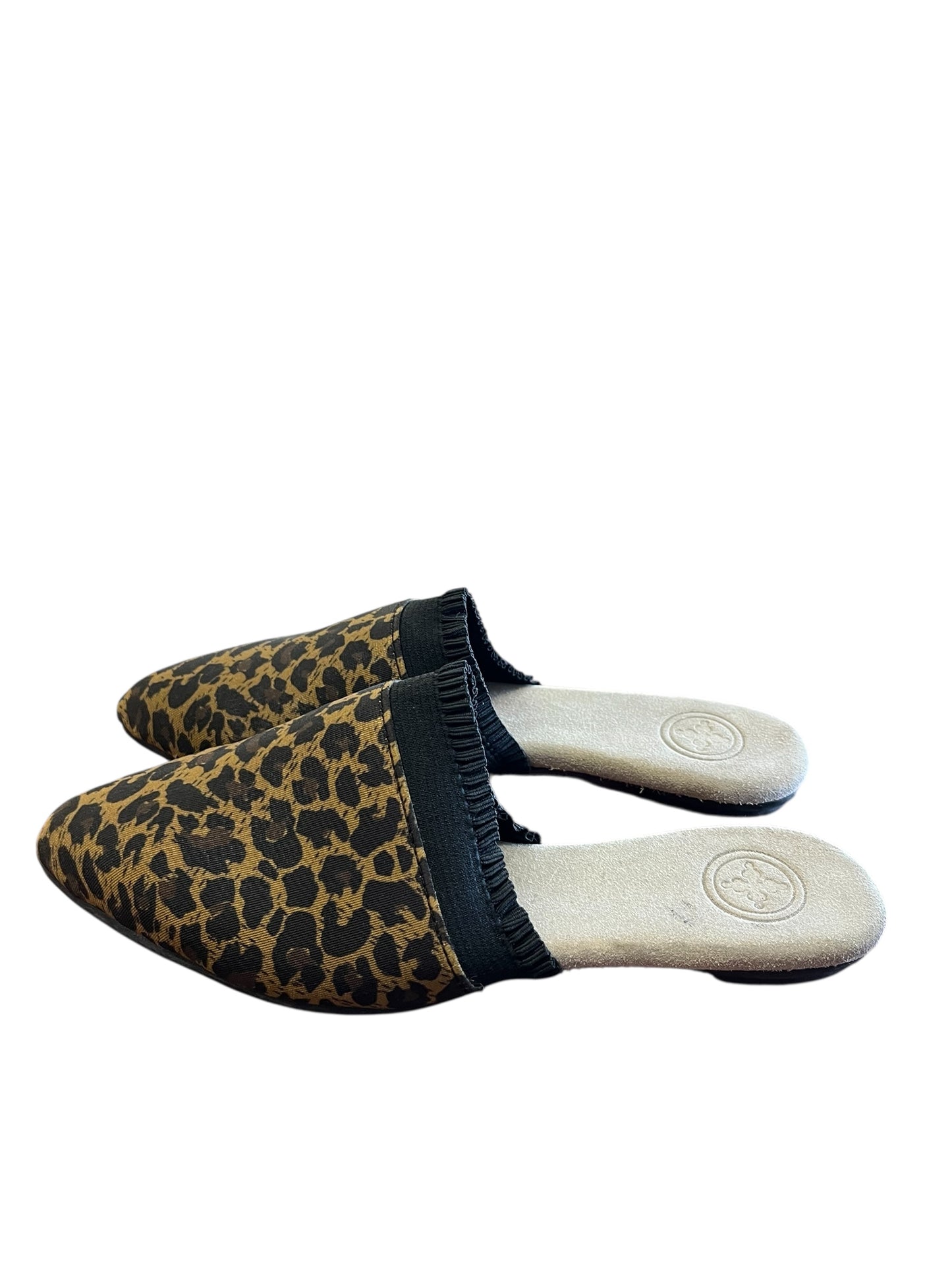 Leopard Charleston Shoe Company Mules, 8