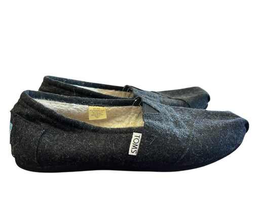 Charcoal Toms Loafers, 8