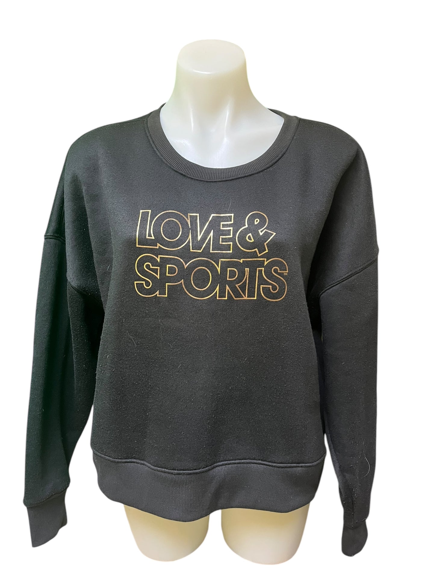 Black Love & sports Sweatshirt, XL