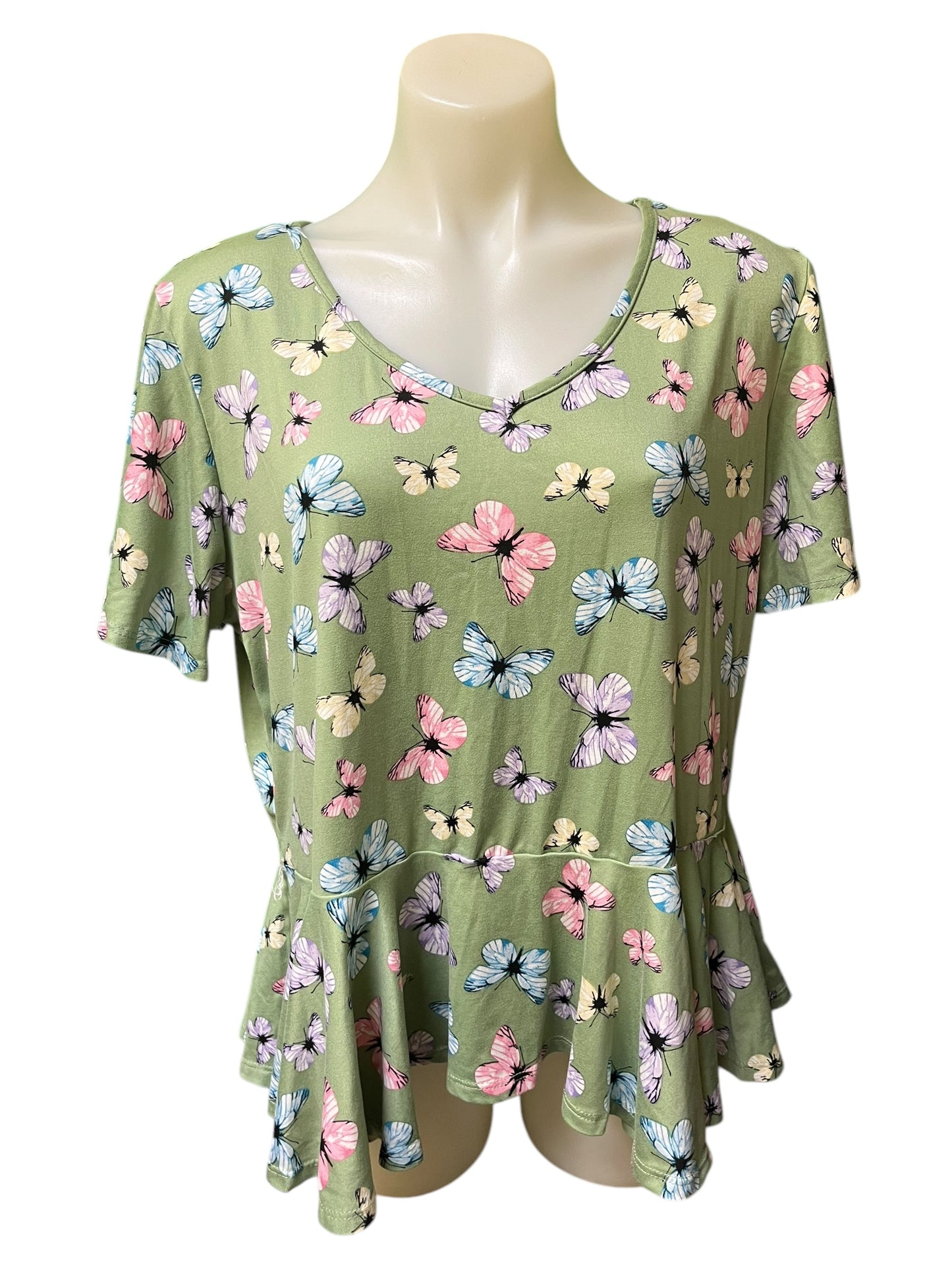 Green TMG Women's top, 1x