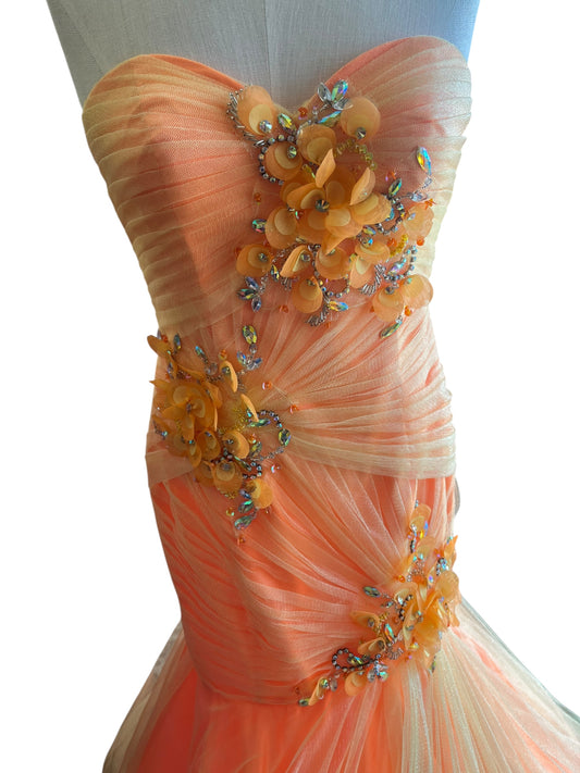 Orange Kiss Kiss Formal Dress, 6