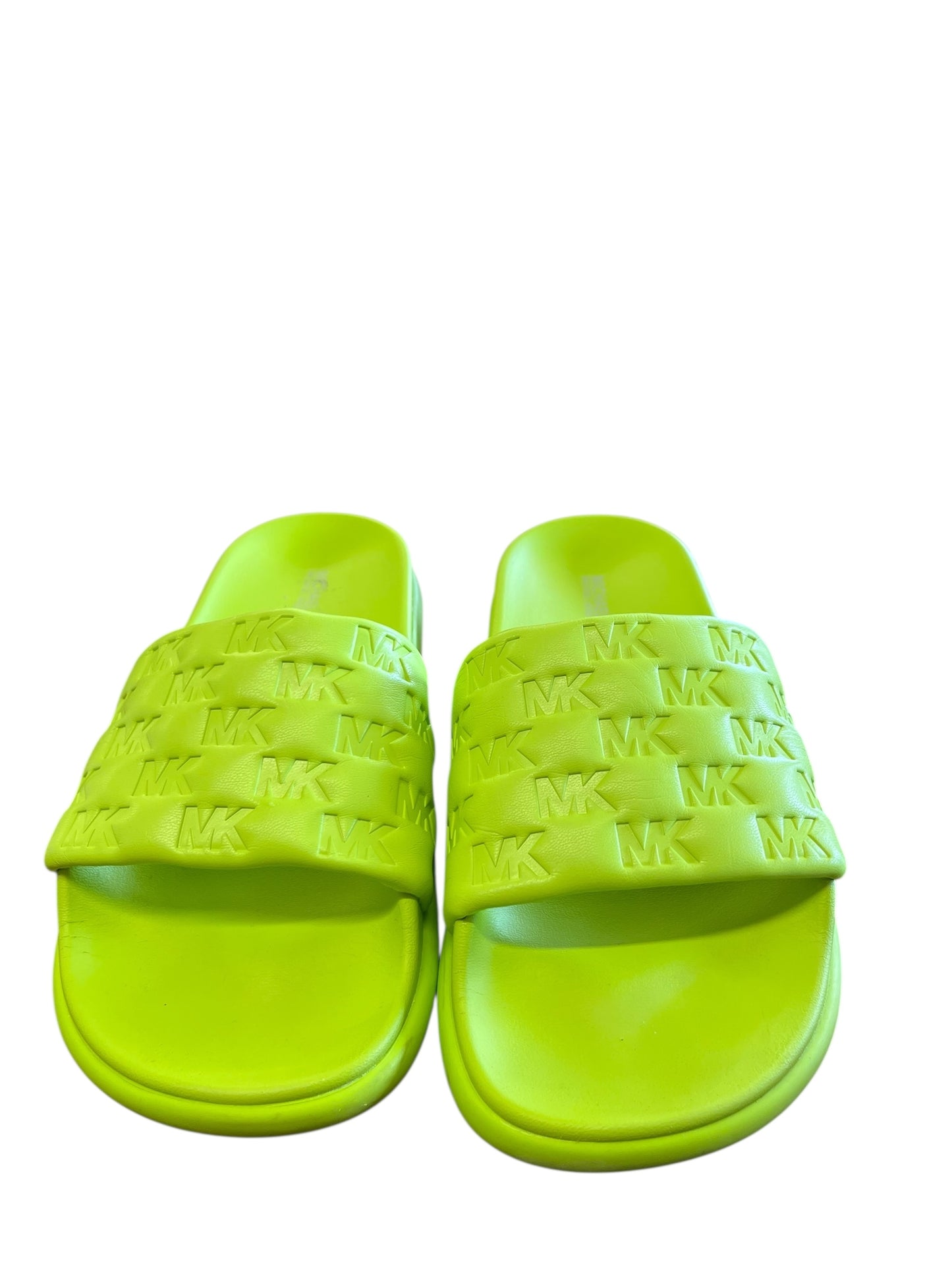 Lime Green Michael Michael Kors sandals, 8