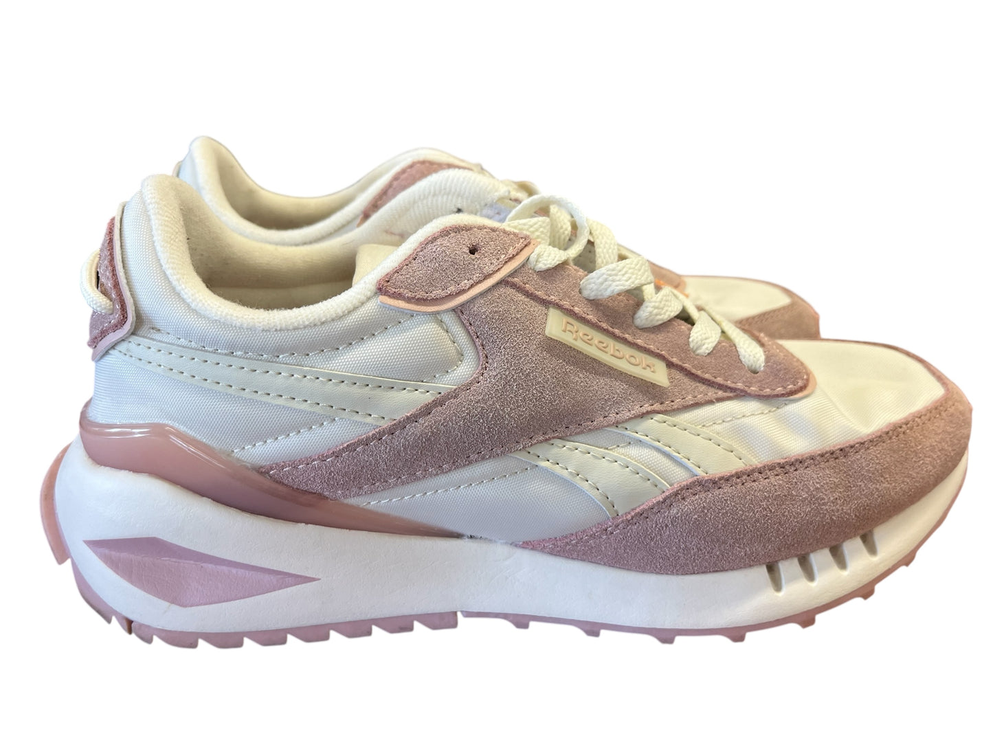 Cream, Rose Reebok Woman's Sneakers, 8
