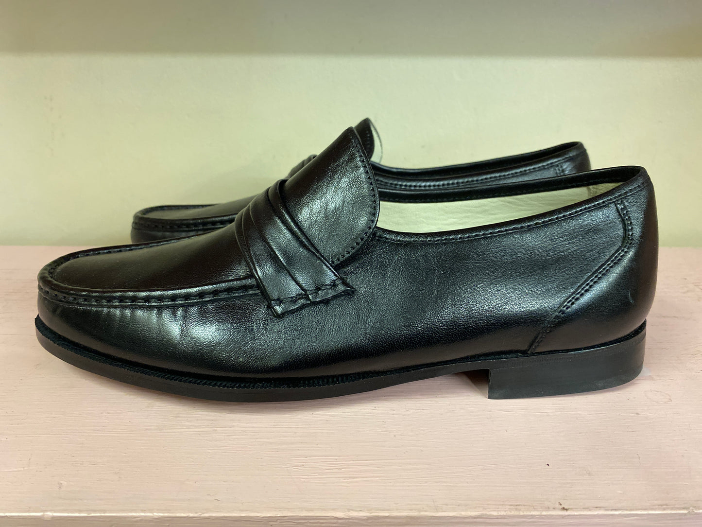 Black Bostonian Men's Shoes, 8.5