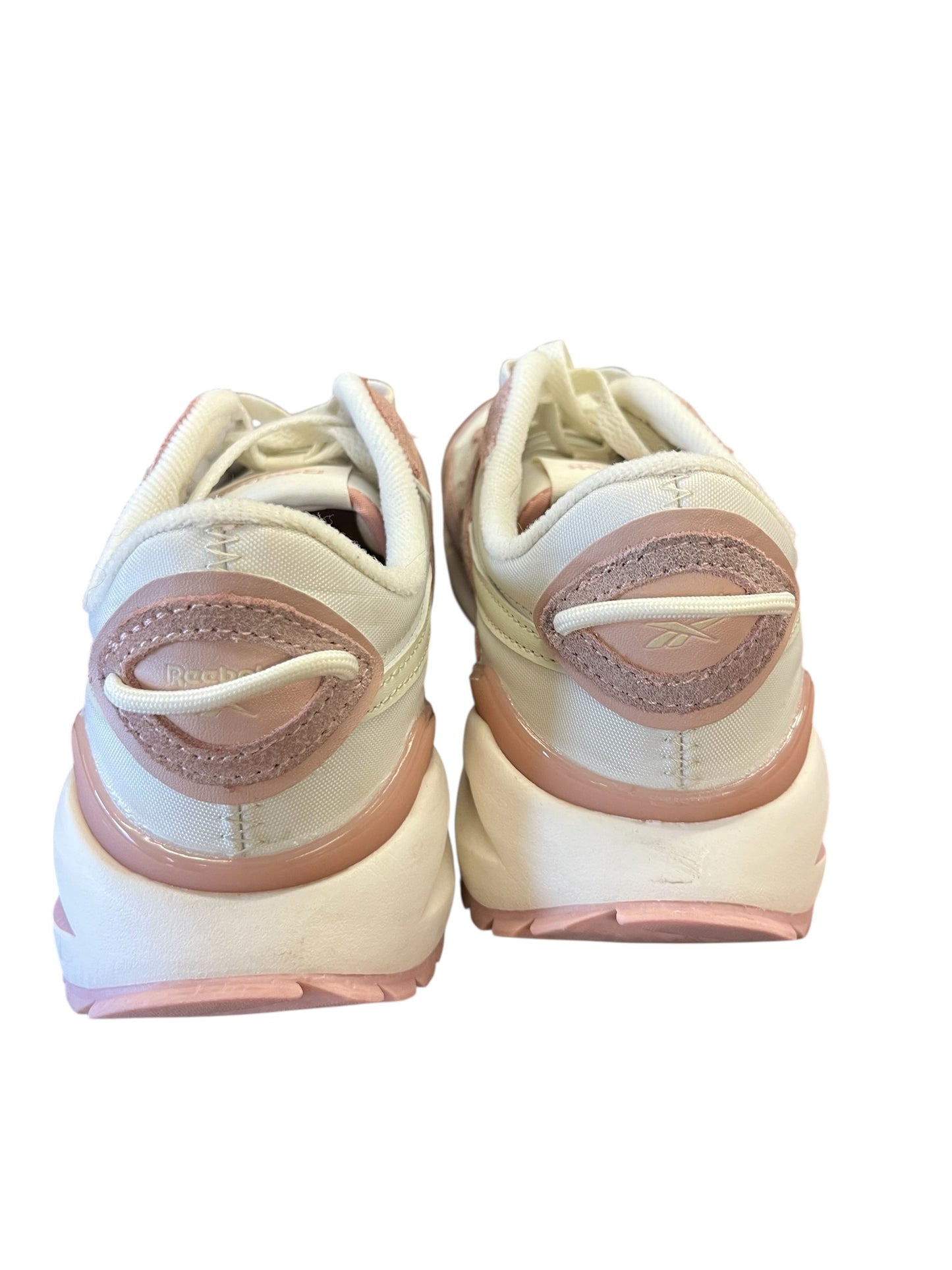 Cream, Rose Reebok Woman's Sneakers, 8