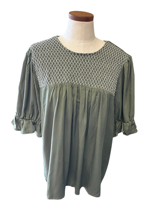 Green Mikarose Women's top, XL