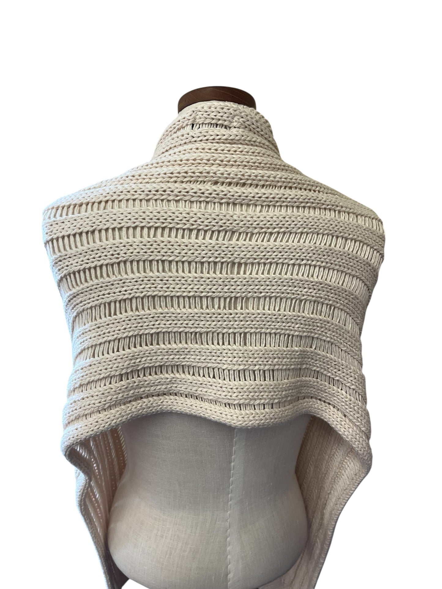 Cream Pure Knit Cardigan, one size