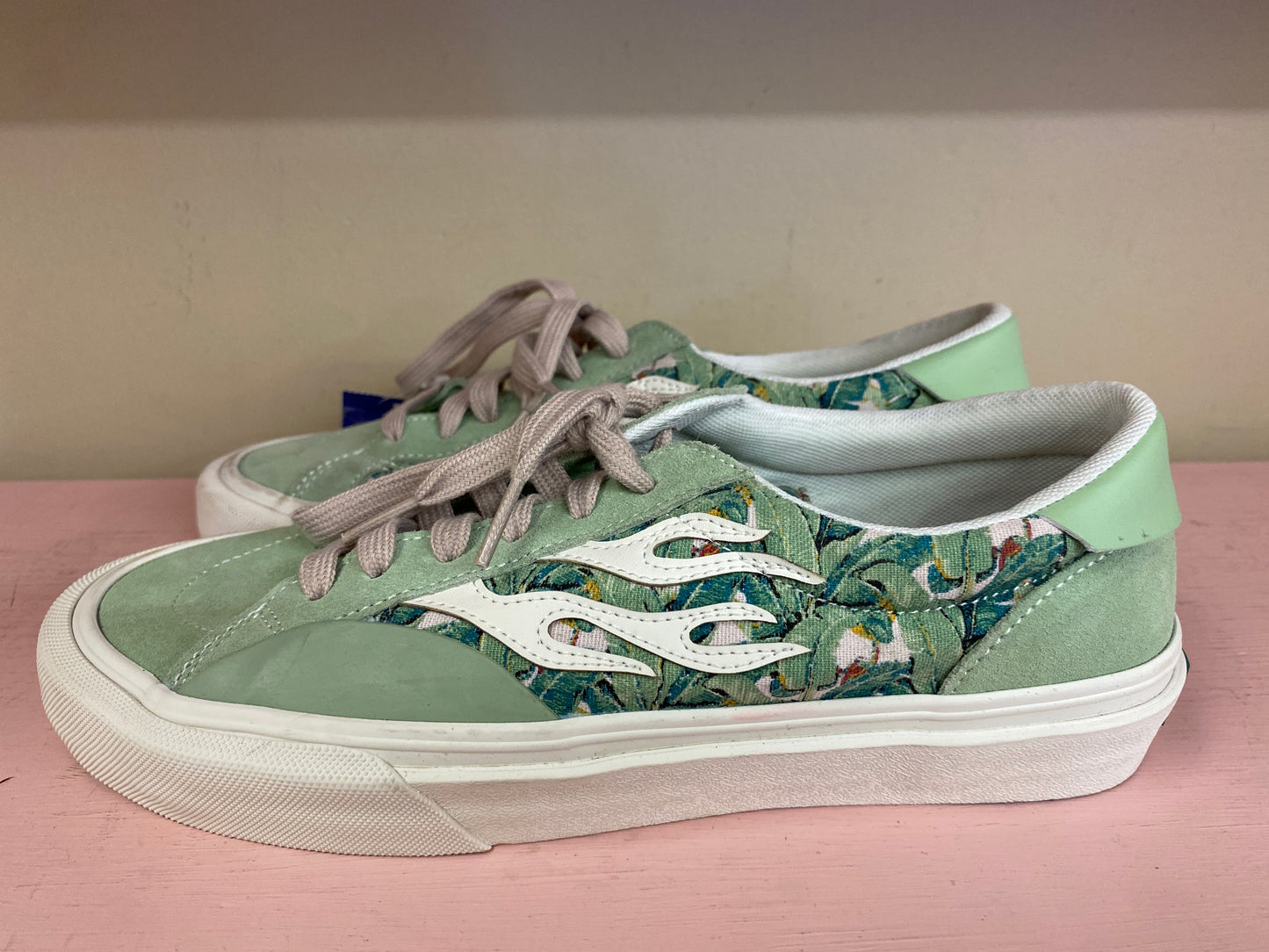 Green Straye Tallywood Sneakers, 8