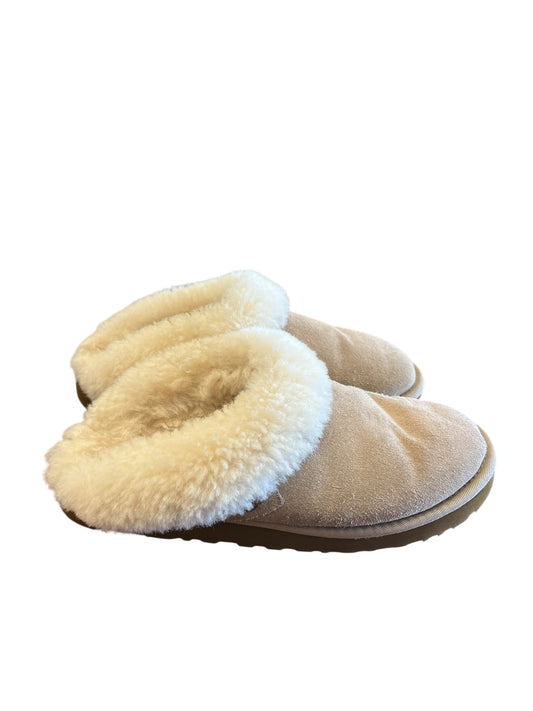 Tan Ugg slippers, 6