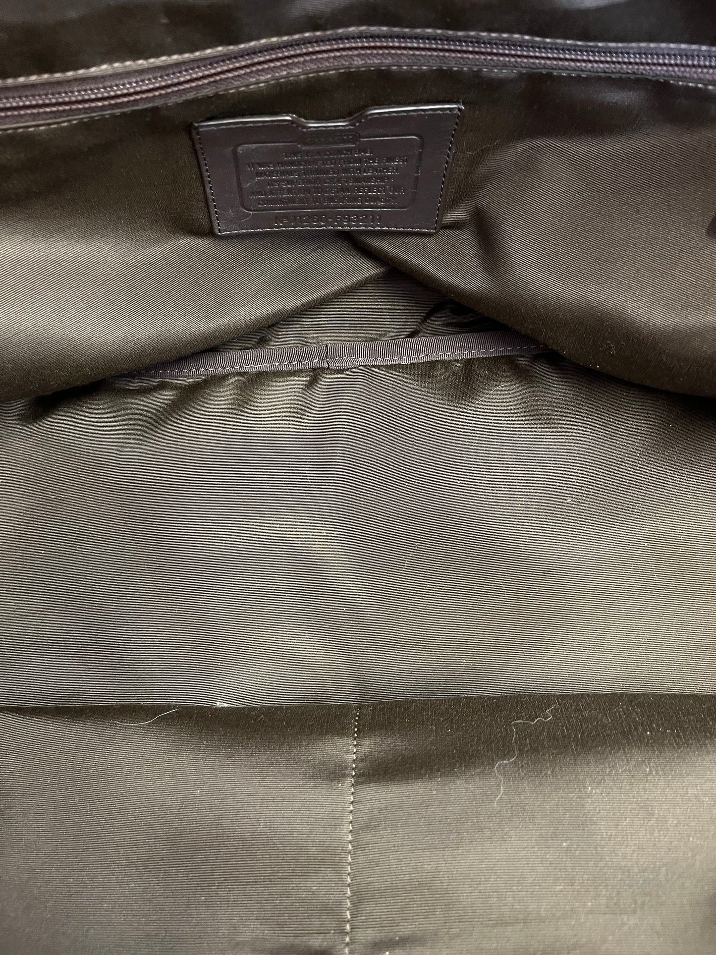 Brown Coach Duffle bag