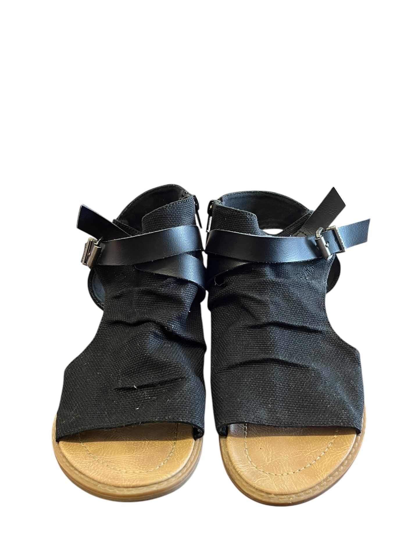 Black Blowfish sandals, 8