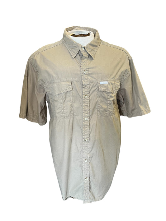 Tan Columbia Men's Tops, Large