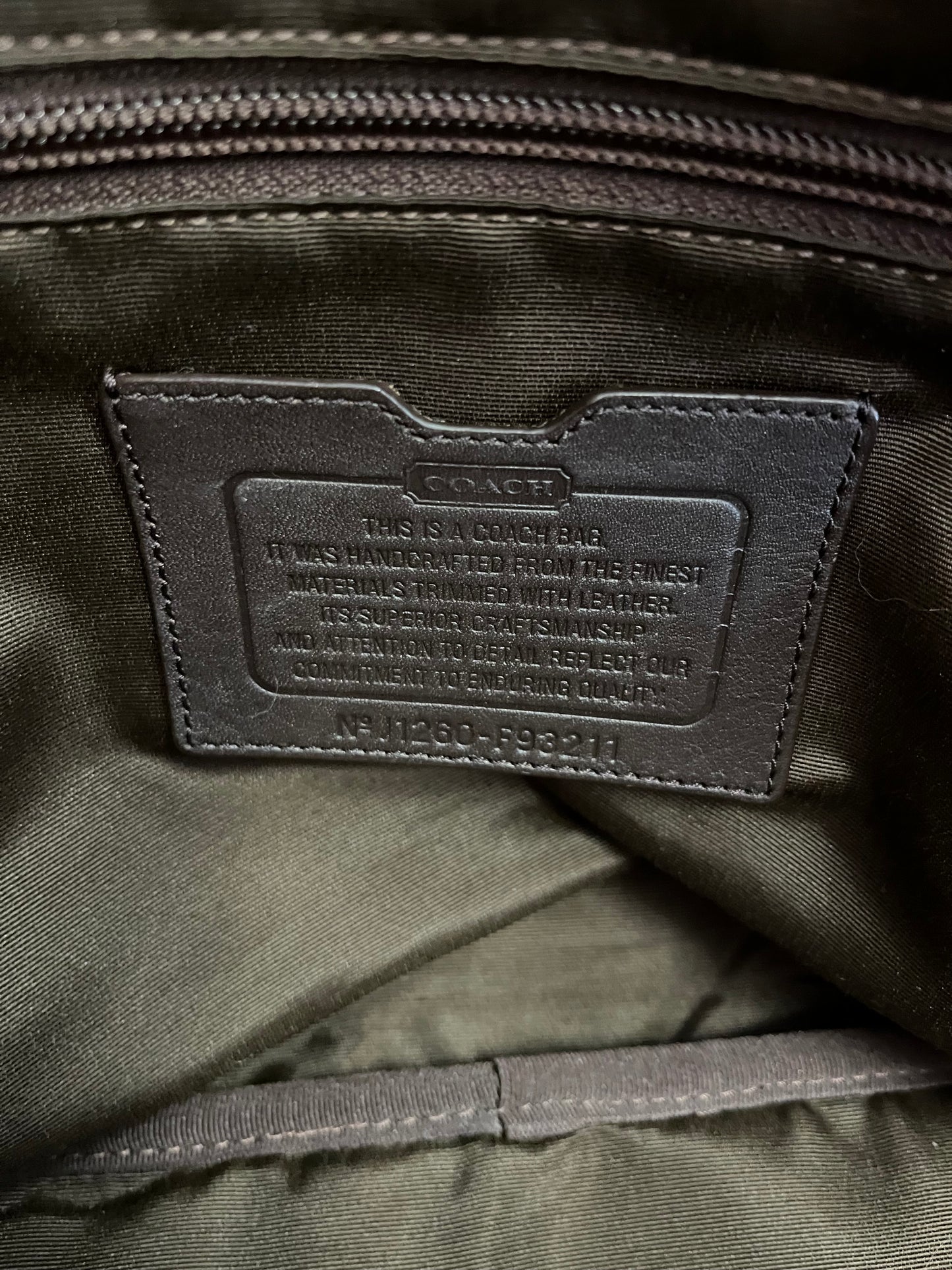 Brown Coach Duffle bag