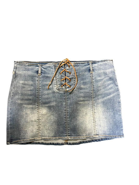 Denim Garage Skirt, Large