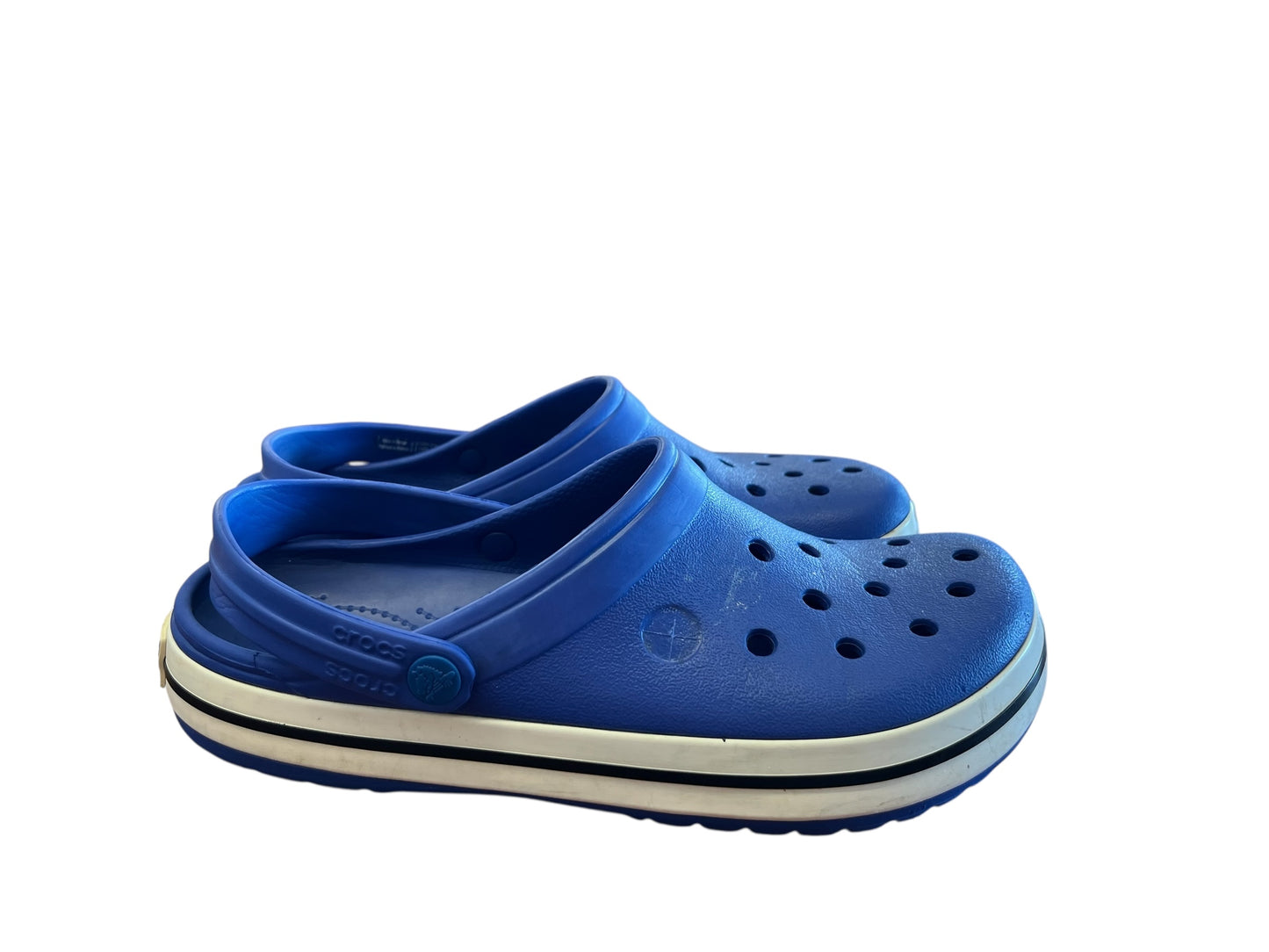 Blue Crocs Clogs, 8