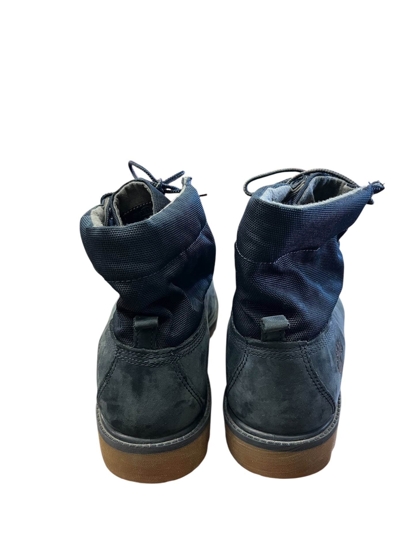 Navy Timberland Boots, 10.5