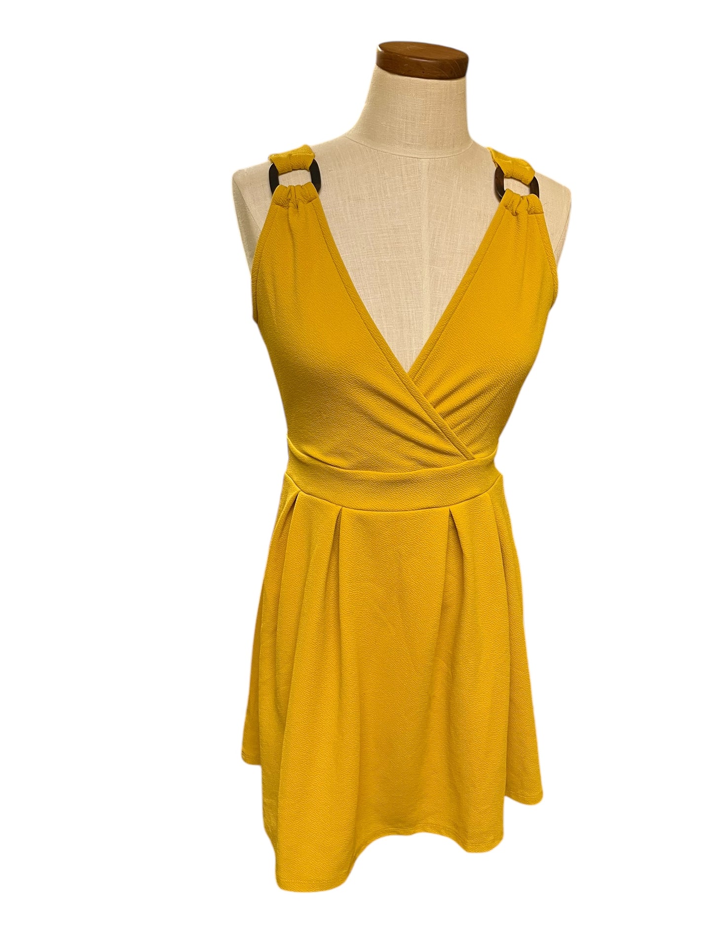 Yellow Blu Pepper Dress, Medium