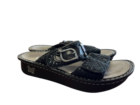 Alegria Size 37 Black Sandals