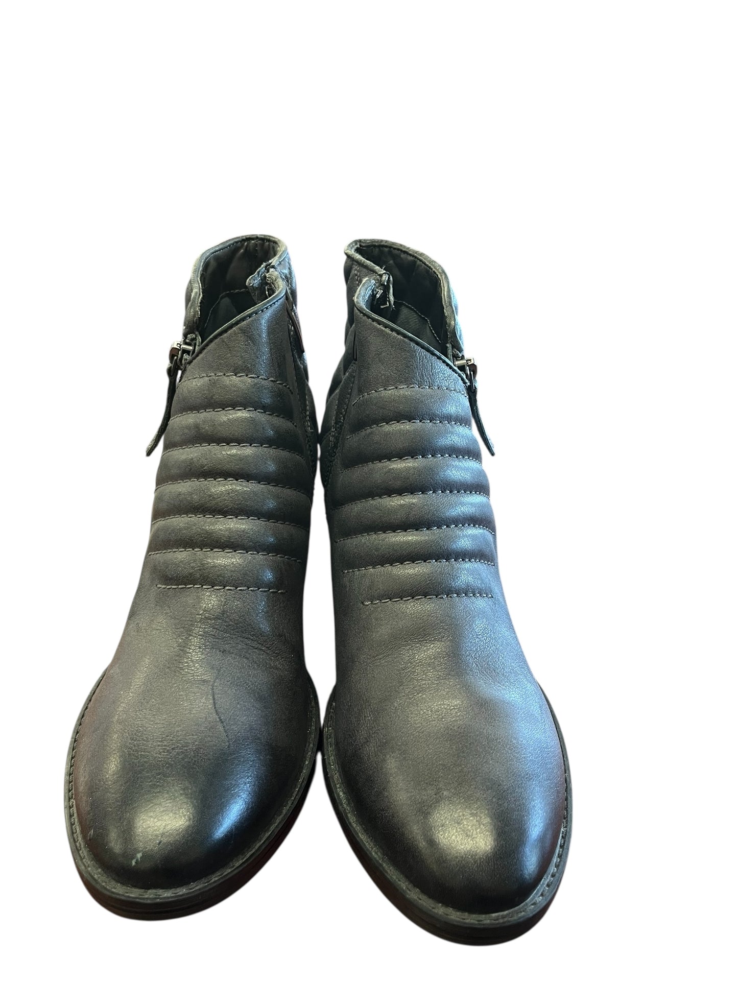 Gray Clarks Boots, 9