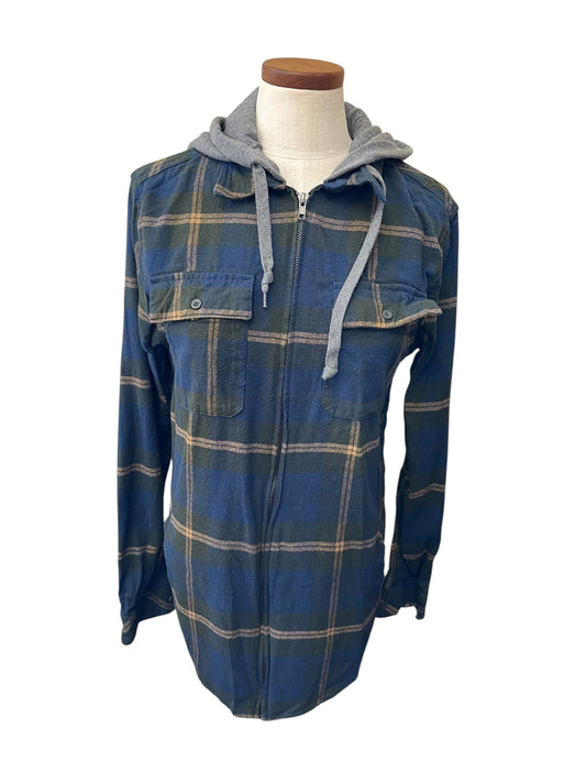Blue Plaid Empyre Jacket, Medium