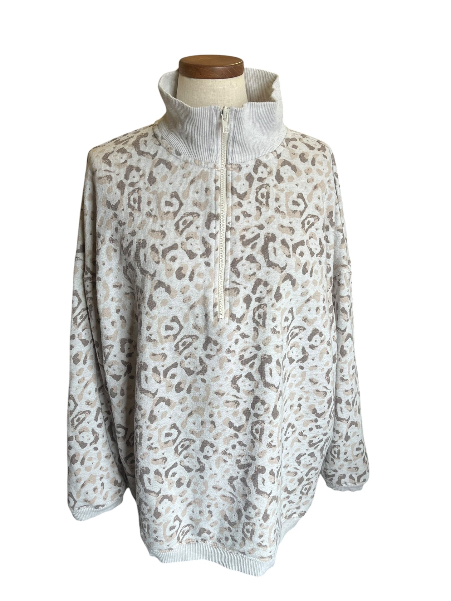 Leopard Aerie Sweatshirt, Large