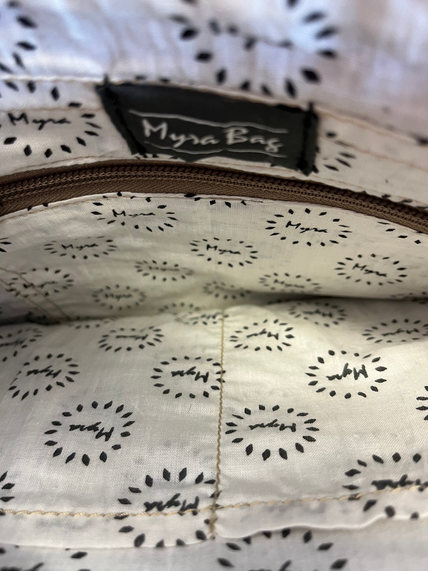 black and brown Myra Bag Purse