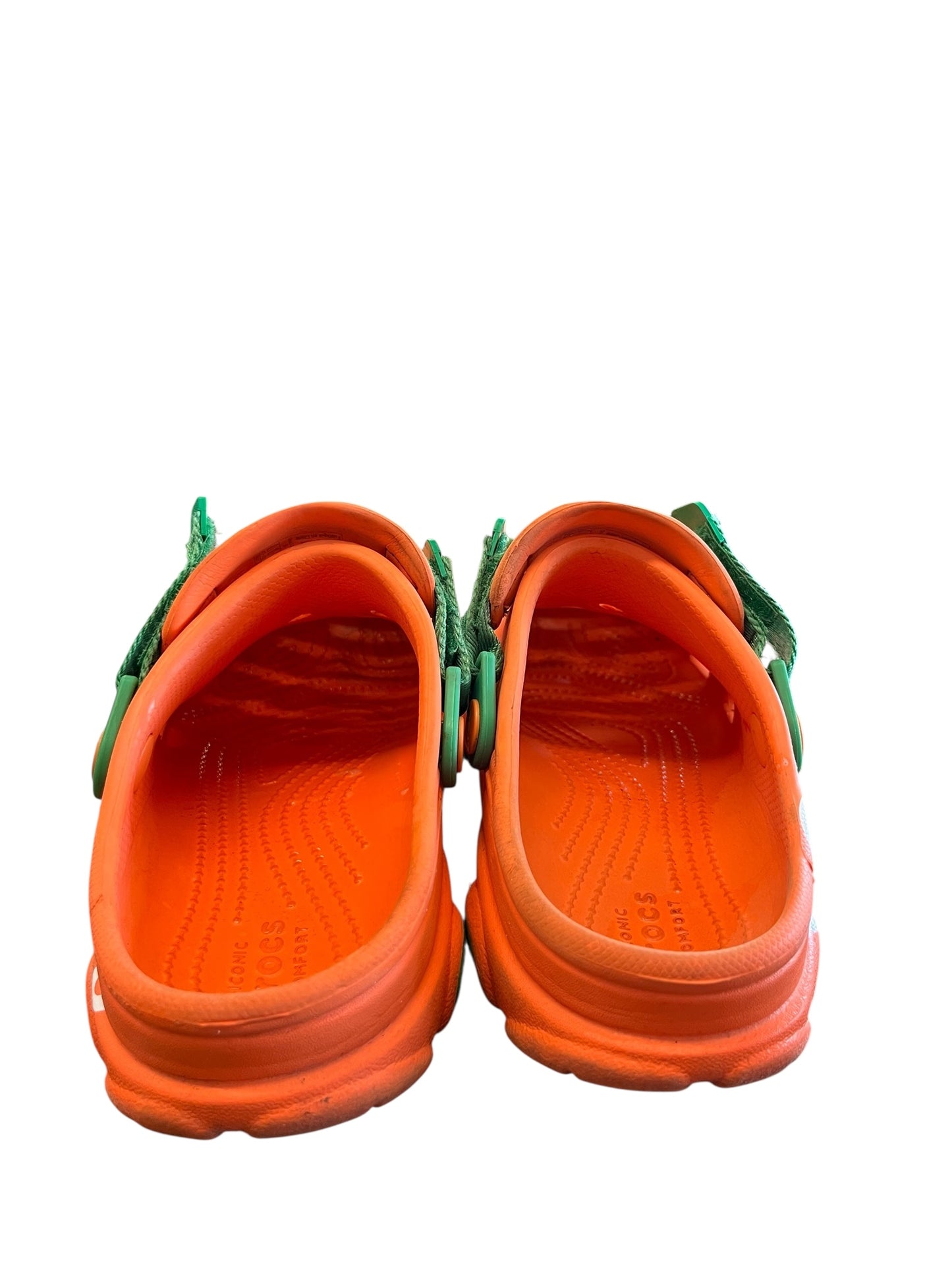 Orange Crocs Clogs, 5