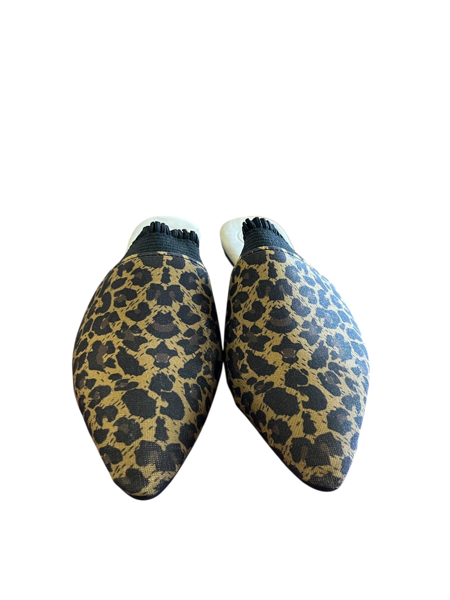 Leopard Charleston Shoe Company Mules, 8