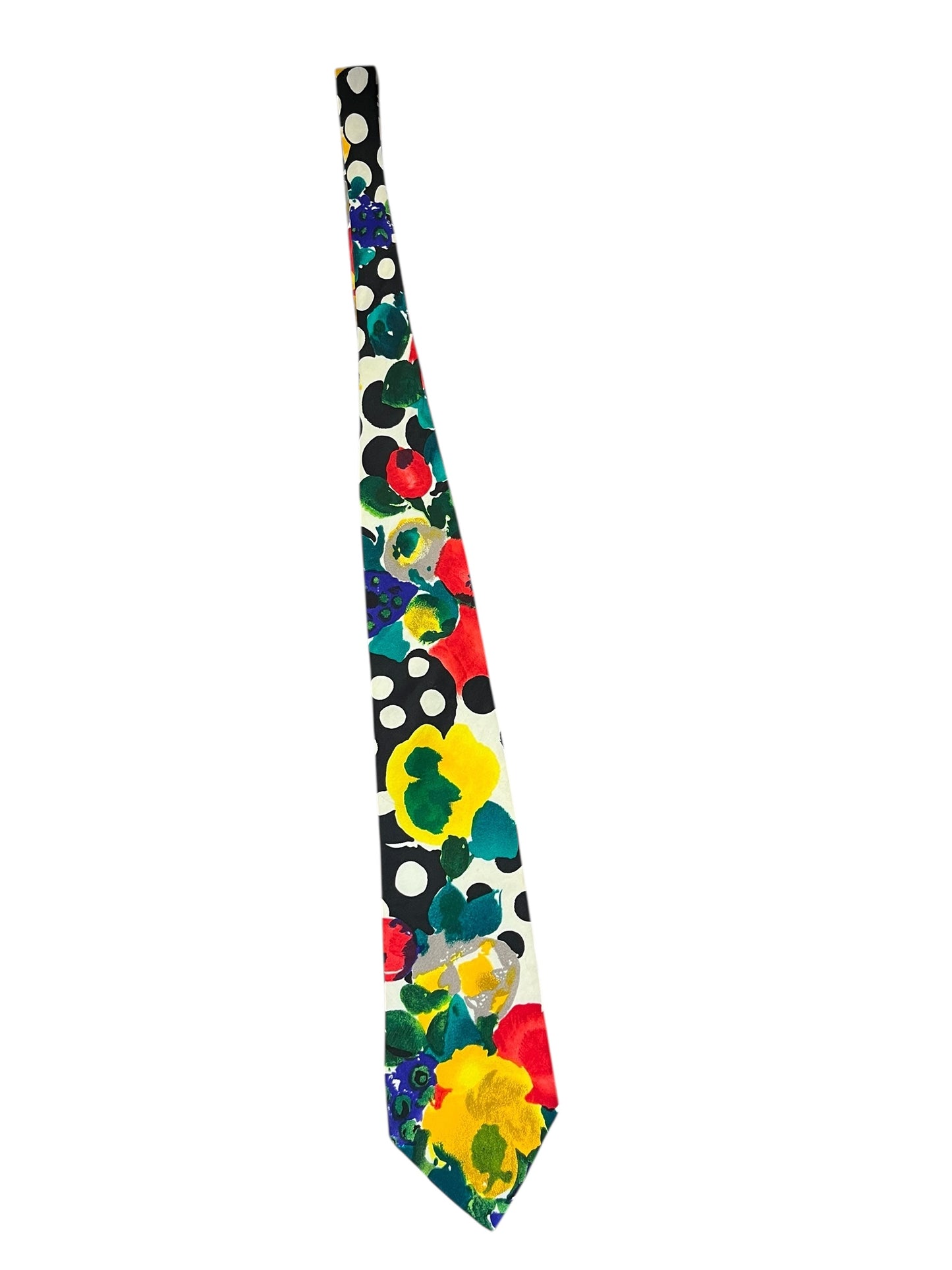black floral Pat Argenti tie