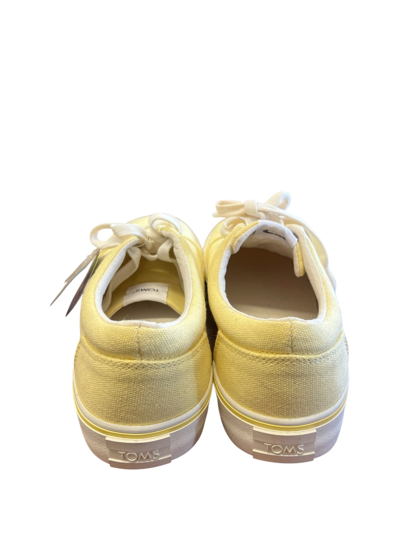 Yellow Toms Sneakers, 8.5