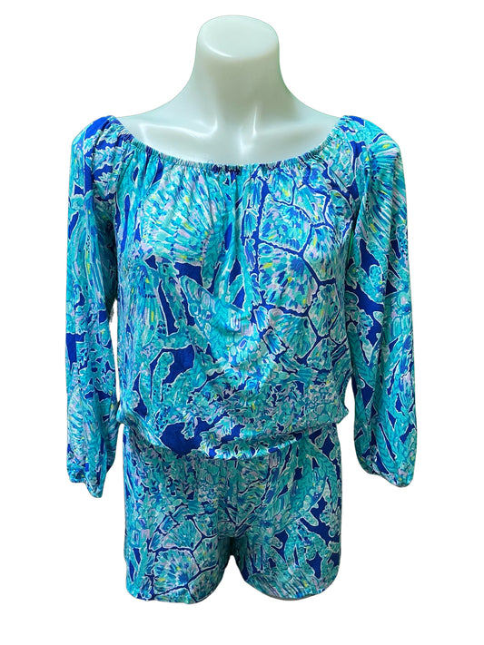 Lily Pulitzer Size S Blue romper-womens