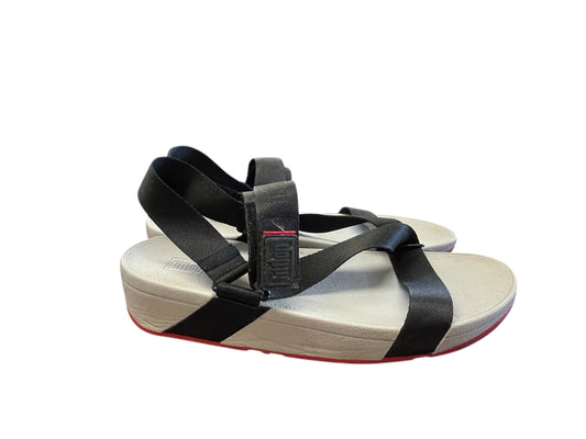 Black fit flop sandals, 11