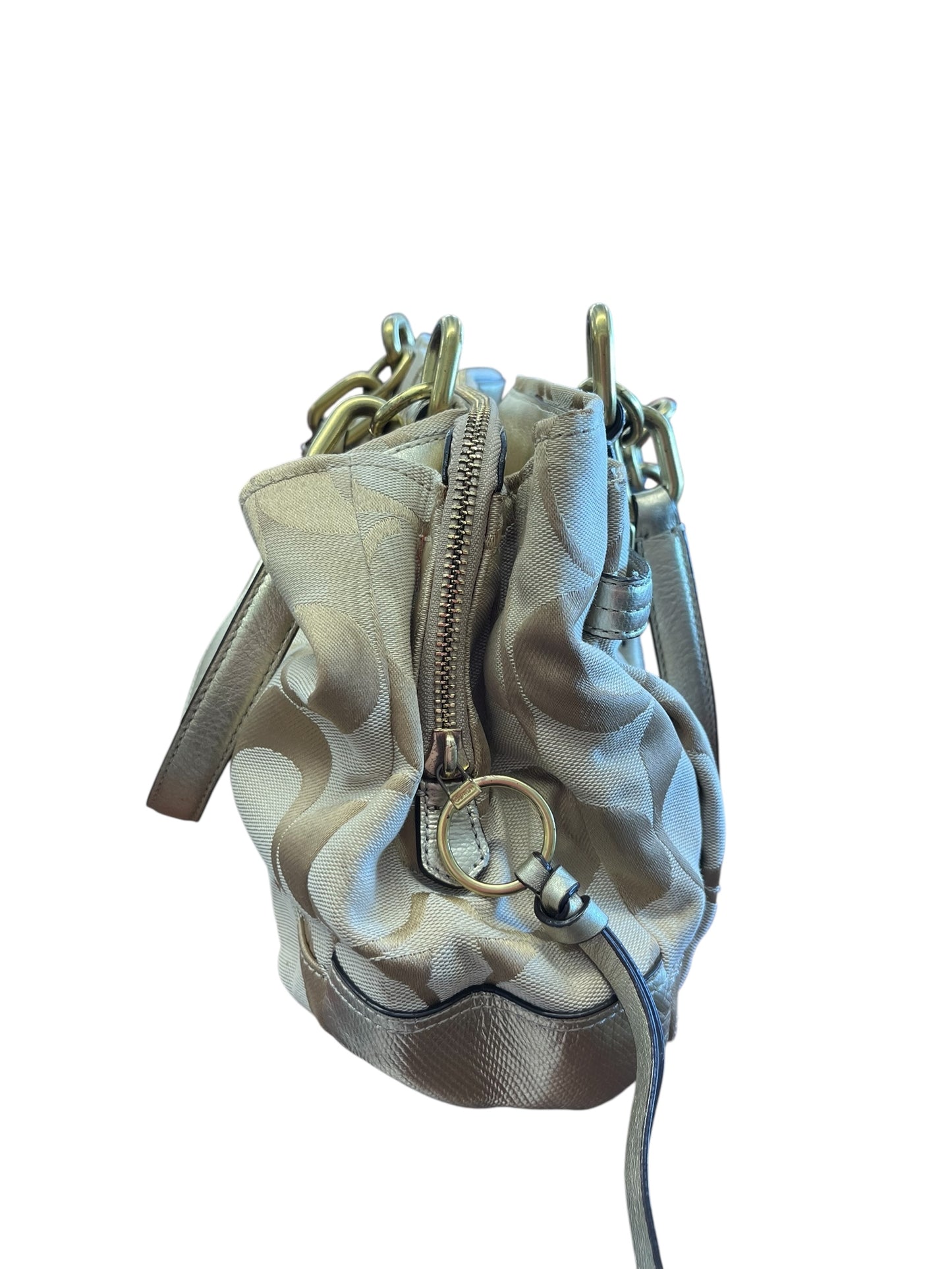 Khaki Coach Purse