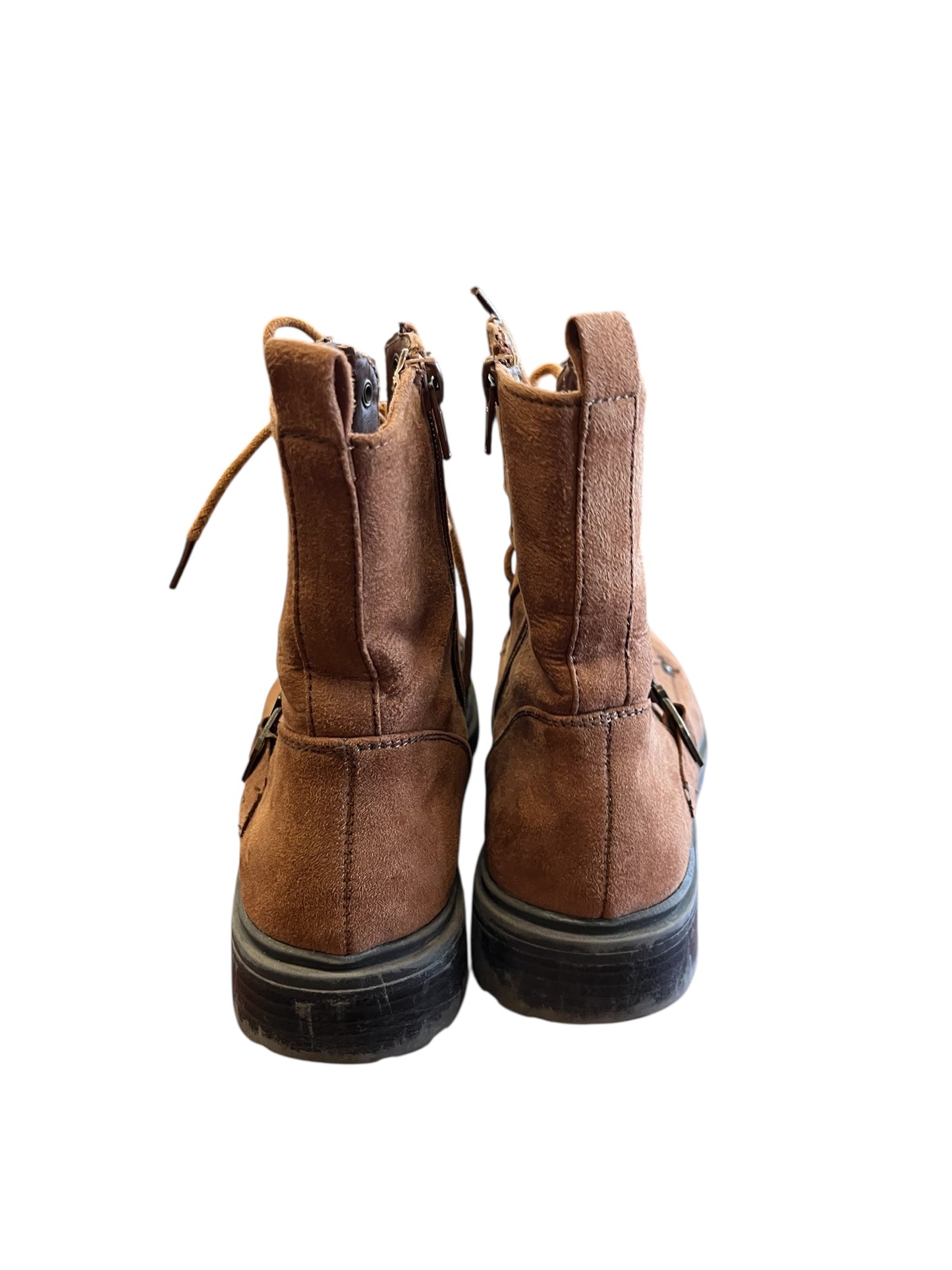 Brown JustFab Boots, 8