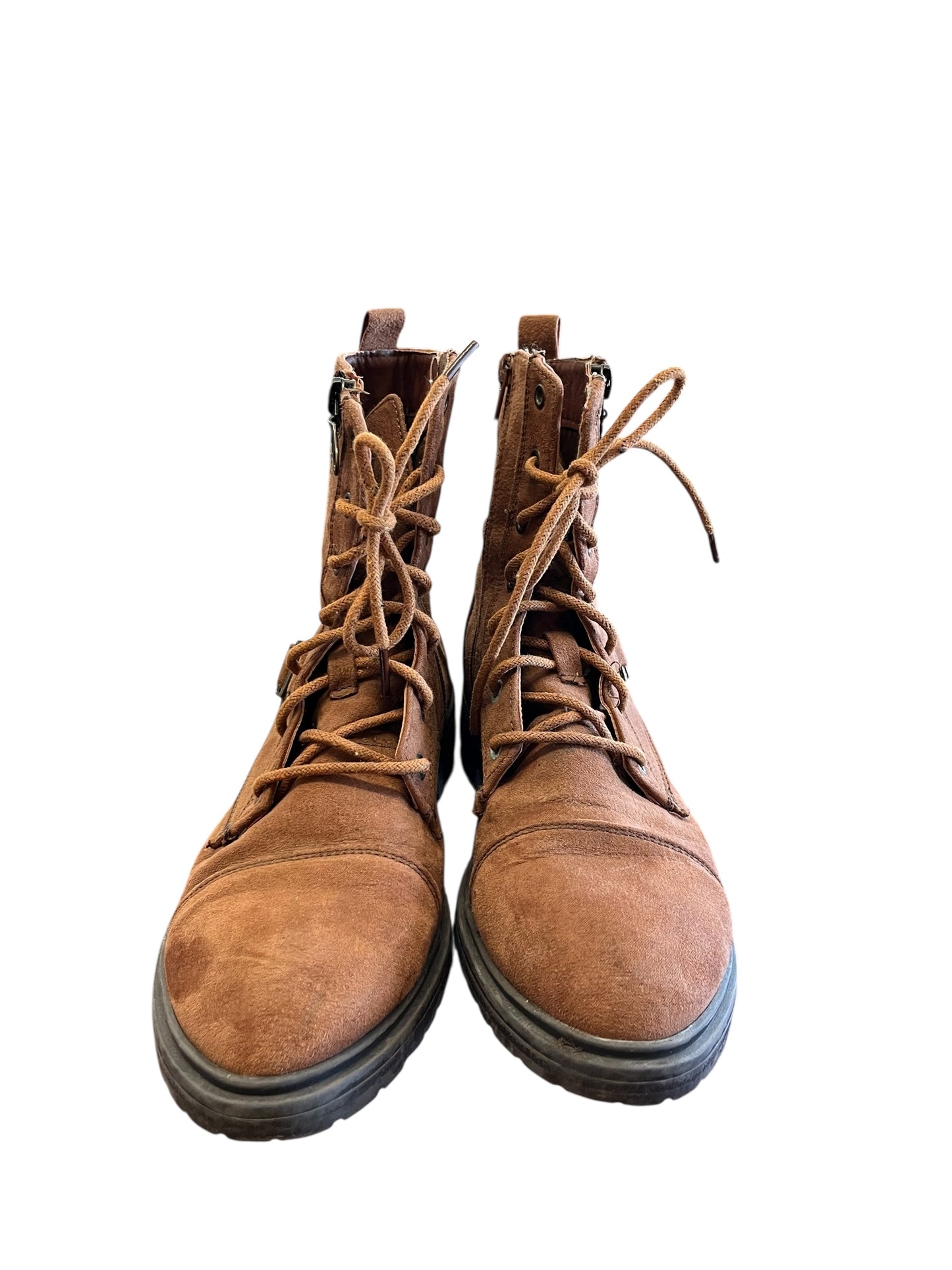 Brown JustFab Boots, 8