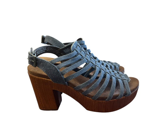 Blue White Mountain Heels, 9.5
