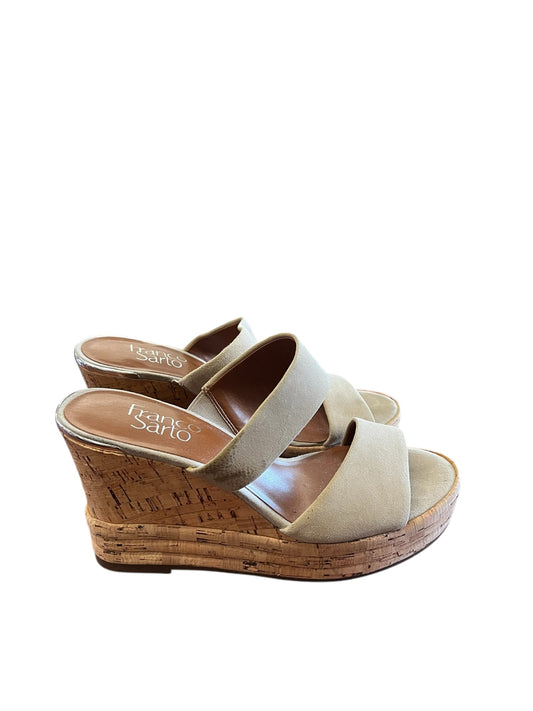 Tan Franco Sarto Heels, 6.5
