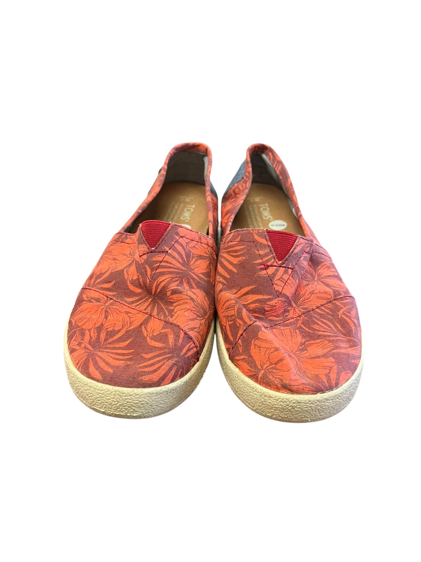 orange Toms Sneakers, 7